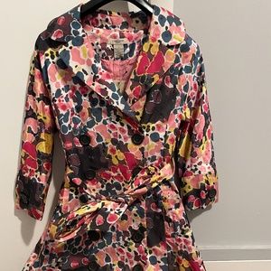 Boutique 3/4 Sleeve Trench Coat
